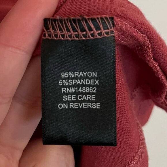 Torrid Size 3 Mauve Super Soft Scoop Neck Drawstring Shoulder Tank - Picture 8 of 8